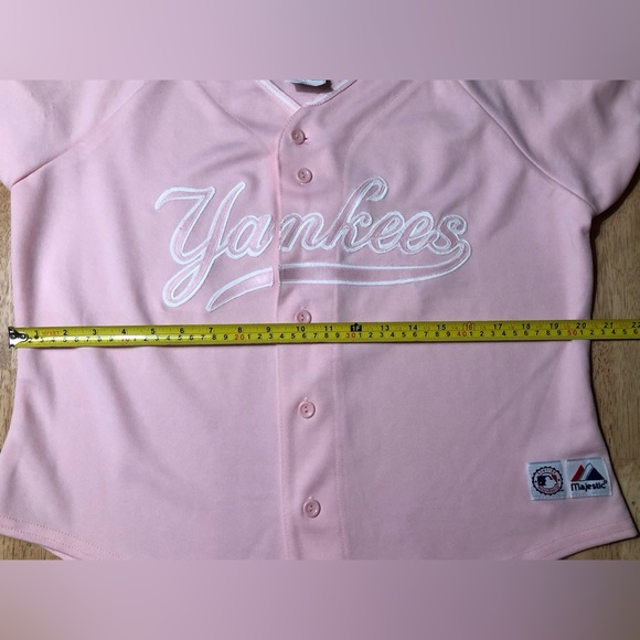 Women’s Pink Yankees Jersey by Majestic - Size XL - Picture 8 of 10